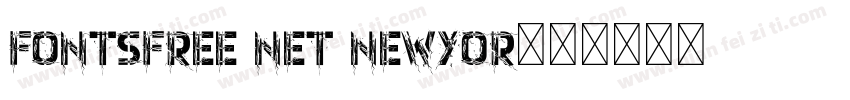 fontsfree net newyor字体转换